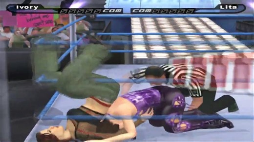 WWE SmackDown! Shut Your Mouth Ivory vs Lita