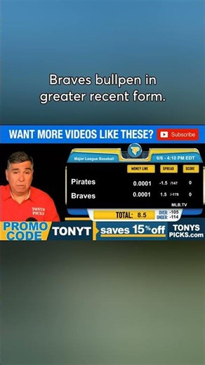 Pirates vs. Braves 6/6/26 MLB Pick Prediction