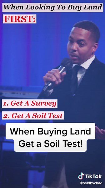#2 Soil test are critical and must be conducted by a soil engineer/geotechnical engineer. Soil test are often needed to be able to obtain a buiding permit. You can hire one yourself or let the architect or builder who is designing and building your home to choose one. Either way GET A SOIL TEST! #BuyLand #Realestate #SOLDBYCHAD #explorepage #Houston #Texas #LandForSale #Land