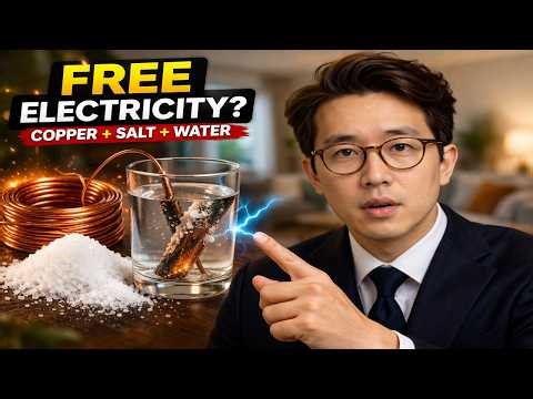 Salt + Copper Wire = Free Power Generator — The 1920 Trick They Buried