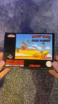 SNES Looney Tunes Road Runner Love the condition of this old classic #SNES #Nintendo #BigKidGaming