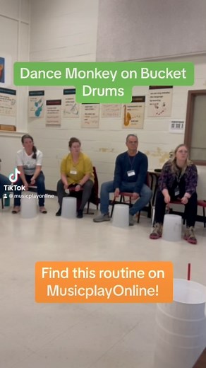 Check out our #bucketdrumming routines on #musicplayonline! We have the basics, pop songs, rock songs, holiday songs, and more! #musicclass #musiced #musiceducation #musicteacher #elementarymusic | Musicplay