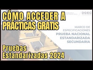 [611] #PNE Aquí puedes practicar GRATIS para las Pruebas Estandarizadas de Primaria o Secundaria MEP