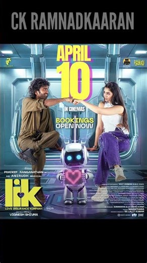 Lik new poster..??? | Lik Movie | Pradeep Ranganathan | Lik | #Shorts | #Shortsfeed