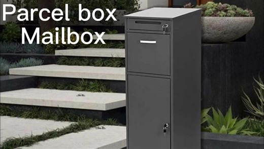 Rust Proof & Waterproof Parcel Delivery Box with Advanced Anti Theft System, Extremely Durable Stainless Steel Outdoor Mailbox