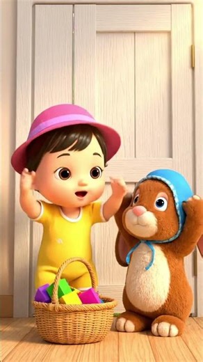 Baby Doll & Rabbit Enjoy Tea ☕ | Cute #babydoll #3danimation