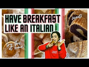 Typical *ITALIAN BREAKFAST* : 3 RECIPES to nail it at home