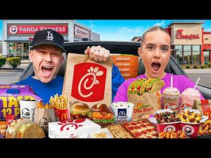 Eating at EVERY DRIVE-THRU IN FLORIDA!