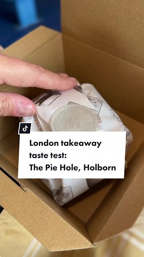 If you’re in London and you love pies you need to know about this tiny takeaway. We’re in Holborn at the Rosewood hotel but we’re not eating in the main restaurant. Instead we’re tucking into a takeaway at a pie lovers paradise, The Pie Hole. It’s a tiny hole in the wall of the hotel that serves up a selection of savoury pies for lunch. Two lovely ladies assist me with my order and assure me I can’t go wrong with any selection I might make. I choose the hand raised pork pie and head straight hom