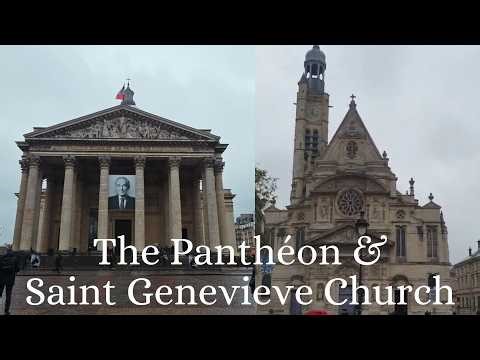 The Panthéon and Saint Genevieve Church, Patron Saint of Paris