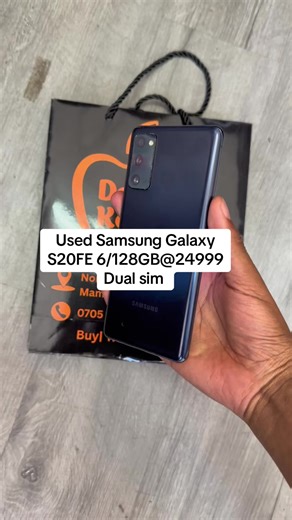 Affordable Used Samsung Galaxy S20FE Available in Kenya