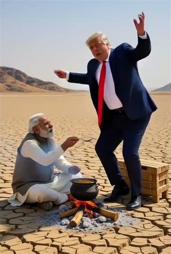 “Epic Desert Cooking Collab: Tradition Meets Power” #funny #cooking #shorts