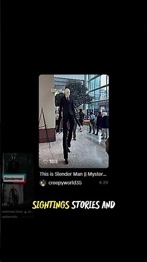 The True Origin of Slender Man #slenderman #facts #shorts