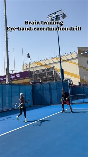 Dono Valikhanova | Brain training Eye-hand coordination drill | Instagram