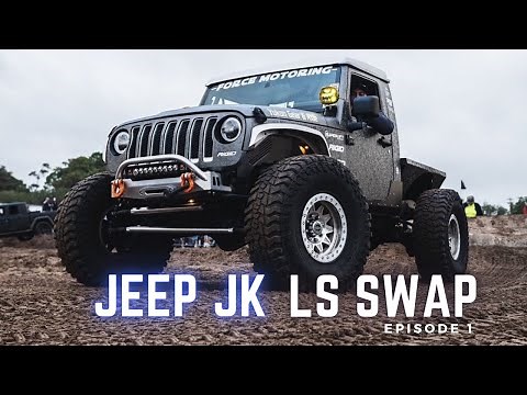 Jeep Wrangler DIY LS Swap - Episode 1 - Installing a 6.0L V8 in my JKU