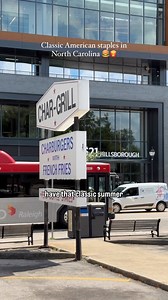 A Raleigh staple open since 1959! 🍔 Char-Grill’s original location is right on Hillsborough St, and it still has that classic feel to it. They serve classic American food like hamburger, hot dogs and fries and they’re so good! We grabbed the 1/2 lb hamburger steak sandwich, the 1/4 lb hamburger steak sandwich with French fries! They have a total of 9 locations, but have you stopped by the original? Follow me @magnoliamegan to discover more great spots like this! ☺️ #northcarolina #burgers #nc #