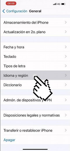 Cómo cambiar el idioma en iPhone