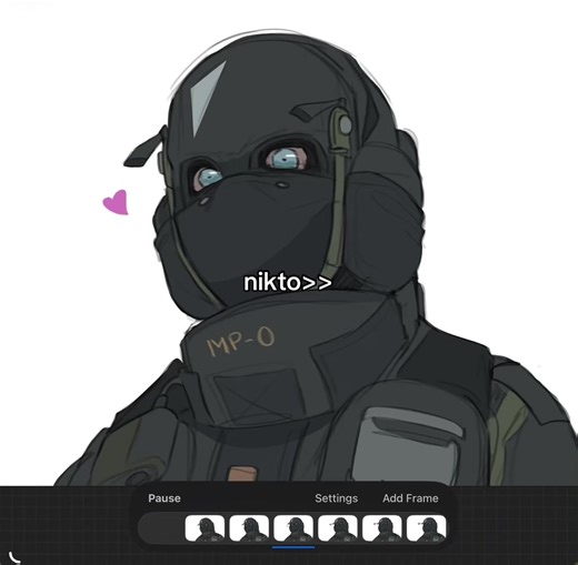 I acc rlly liked this animation so its getting its own vid #callofduty #nikto #snimation #cod #procreate