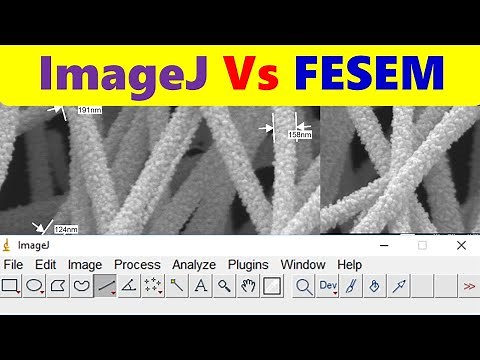 ImageJ: How To Find The Diameter Of Nanofiber Using ImageJ Software?