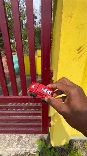 magnetic Red Power Speed Car 🚗 #shorts