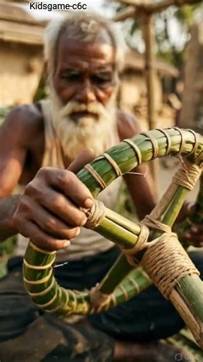 Life Size Car Made From Sugarcane Leaves 😲 | Indian Village Genius #shorts
