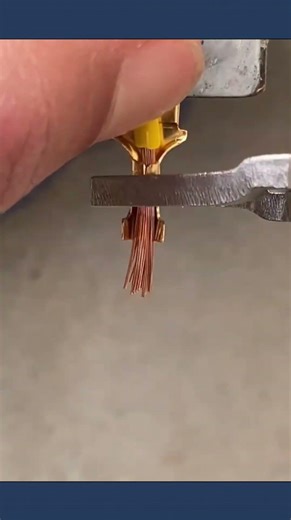 Safe and secure cable installation process on a terminal connection #electrical #DIYtips #wiring