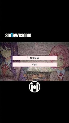 "NATSUKI!!!" #gaming #horror #funny #anime #dokidokiliterature #dokidoki #otome #scream #jumpscare