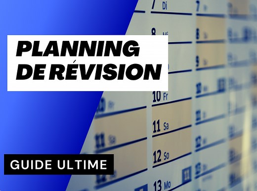 Planning de révision : guide complet pour réussir vos examens - Etudiant Brillant