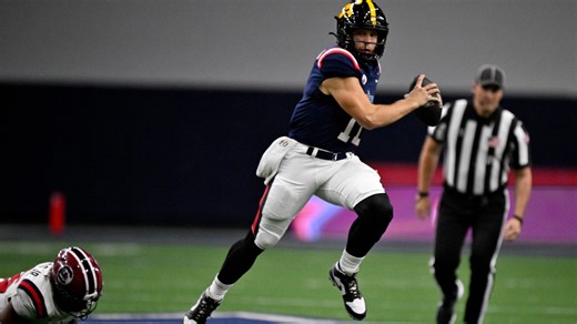 Former Iowa football QB Mark Gronowski excels at East-West Shrine Bowl