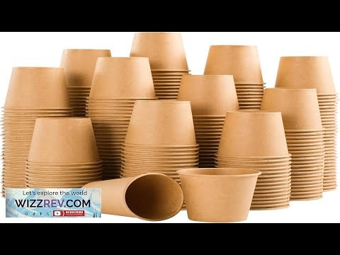 300 Pack 3 oz Paper Cups Disposable Kraft Small Bathroom Cups 3