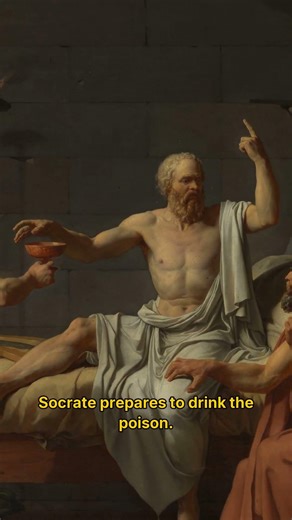 Jacques-Louis David, The Death of Socrates (1787), 129.5 x 196.2 cm , #art #history