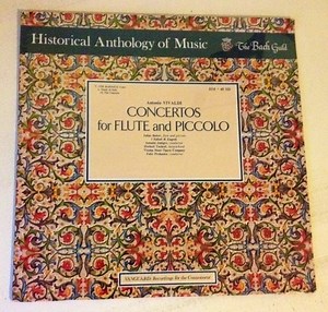 Antonio Vivaldi - Julius Baker, I Solisti di Zagreb, Antonio Janigro, Herbert Tachezi, Vienna State Opera Company, Felix Prohaska - Concertos For Flute And Piccolo