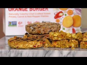Actual Veggies (12) 4-oz Sweet Potato or Black Bean Veggie Burgers on QVC