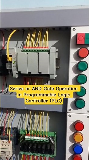Series or AND Gate Operation in PLC (Programmable Logic Controller) Allen Bradley PLC