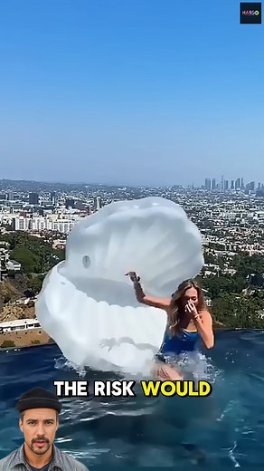 492K views · 3.8K reactions | What would happen if someone fell from an infinity pool‼️ | Rona Brad | Facebook