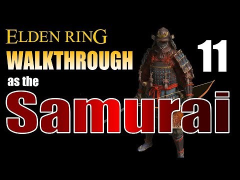 ELDEN RING Walkthrough Samurai #11 - Bloodhound Knight Darriwil Boss Fight (Kickass Unique Sword!)