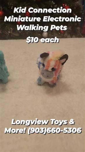Kid Connection Miniature Electronic Walking Pets $10 each Longview Toys & More! (903)660-5306