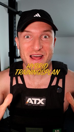 Hybrid-Trainingsplan für Anfänger & Fortgeschrittene 👇 Wenn du stärker werden willst und Ausdauer aufbauen möchtest, dann jetzt aufgepasst! So sieht eine perfekte Woche aus: 📅 Wochenplan Montag: Ganzkörper-Workout Dienstag: LISS Cardio (Radfahren oder Laufen) Mittwoch: Oberkörper – Bizeps darf nicht verloren gehen 💪 Donnerstag: LISS Cardio Freitag: Regeneration 🧘‍♂️ Samstag: HIIT – kurze, harte Einheit Sonntag: Regeneration 🧘‍♂️ Ganzkörper: 🏠Home-Variante * Kniebeuge (mit Rucksack) – 3×6–1