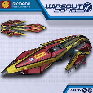 WipEout 2048 - Pirhana AGILITY - PSVita In-game Model