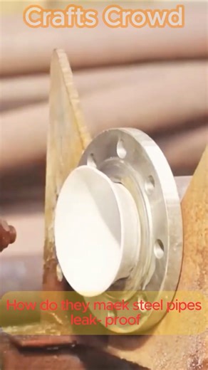 How do they maek steel pipes leak- proof?