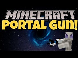 Minecraft: BETTER PORTAL GUN! - ( High Quality Portal Gun!) Mod Showcase - 1.20