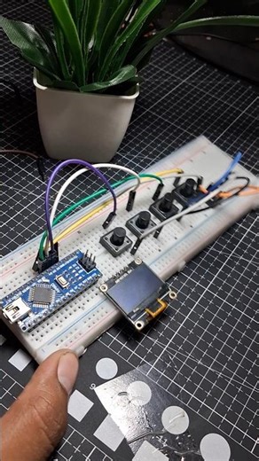 Mark Attendance with Buttons😎Arduino projects #trending #arduinoproject #shorts #automobile