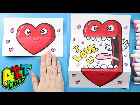 How to Draw a Valentine's Heart Surprise Fold