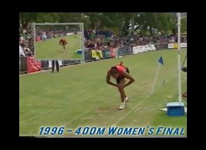 FROM THE VAULTS: This year marks the 21st Anniversary of Cathy Freeman's 400m win at the 1996 Stawell Gift. Cathy also won the same event in 1995, both times off scratch. #StawellGift | Stawell Gift
