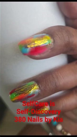 Self-Care is Self-Discovery. Get Nialed at 380 Nails by Kia. Link to book in DISCRIPTION BOX ⬇️