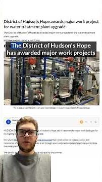 Update on Hudson's Hope Water Treatment Plant
