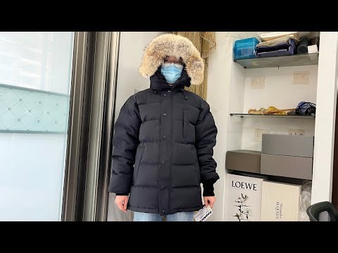 Try On Canada Goose Carson Parka Black Label Review from Supkicks