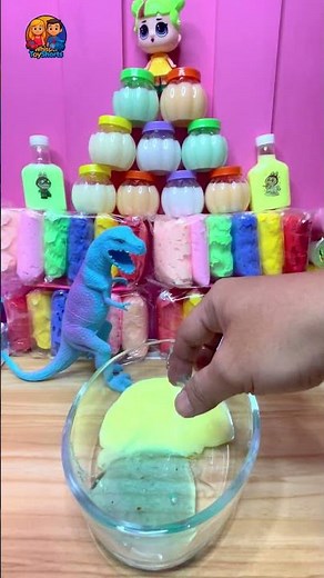 ASMR Slime Fusion: Neon Drips & Glittery Flows