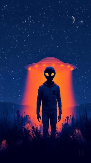 I come in peace ☮️ 👽✨🛸💨 . . #ufo #spaceart #scifi #surrealism #trippyart #aliens👽 #alienart #trippyart | odellhussey