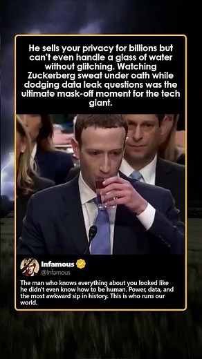 Mark Zuckerberg doing the most human thing imaginable